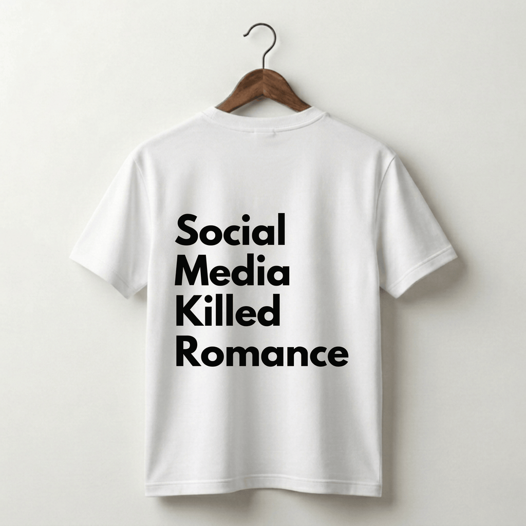 Social Media Killed Romance Premium Tee