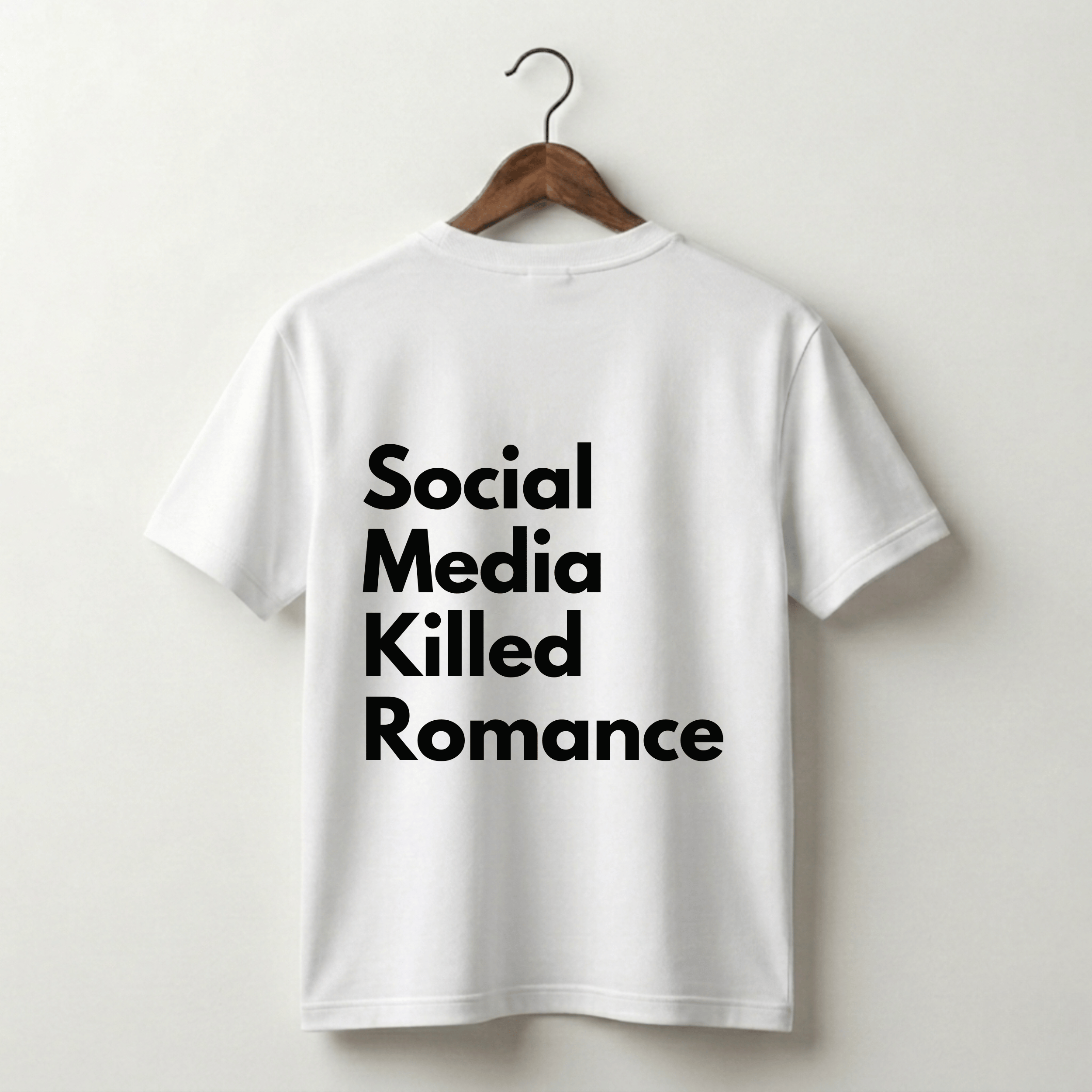Social Media Killed Romance Premium Tee