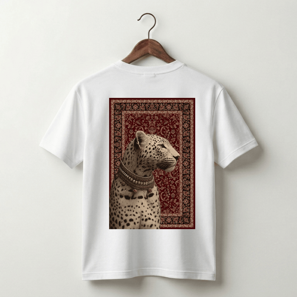 VLVRA Leopard Print Oversized T-Shirt