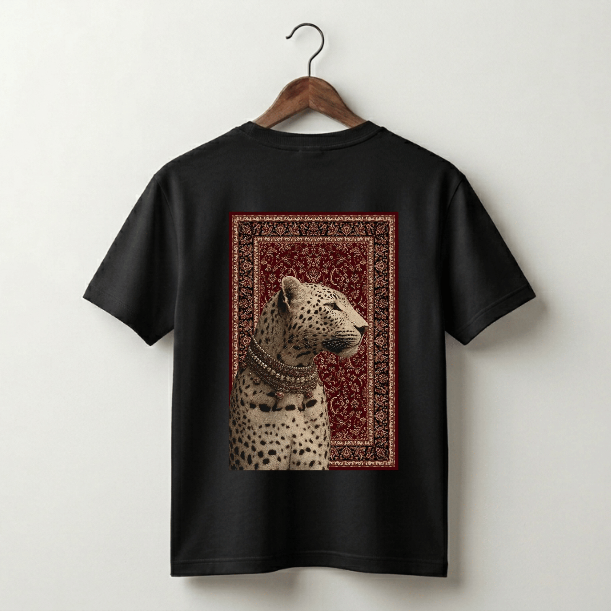 VLVRA Leopard Print Oversized T-Shirt
