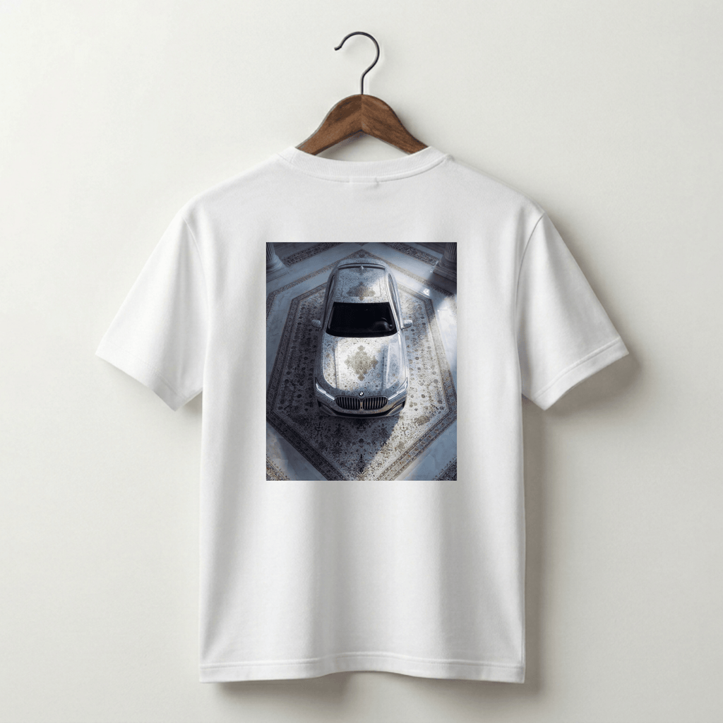 VLVRA BMW Carpet Aerial Oversized T-Shirt – 220 GSM Interlock