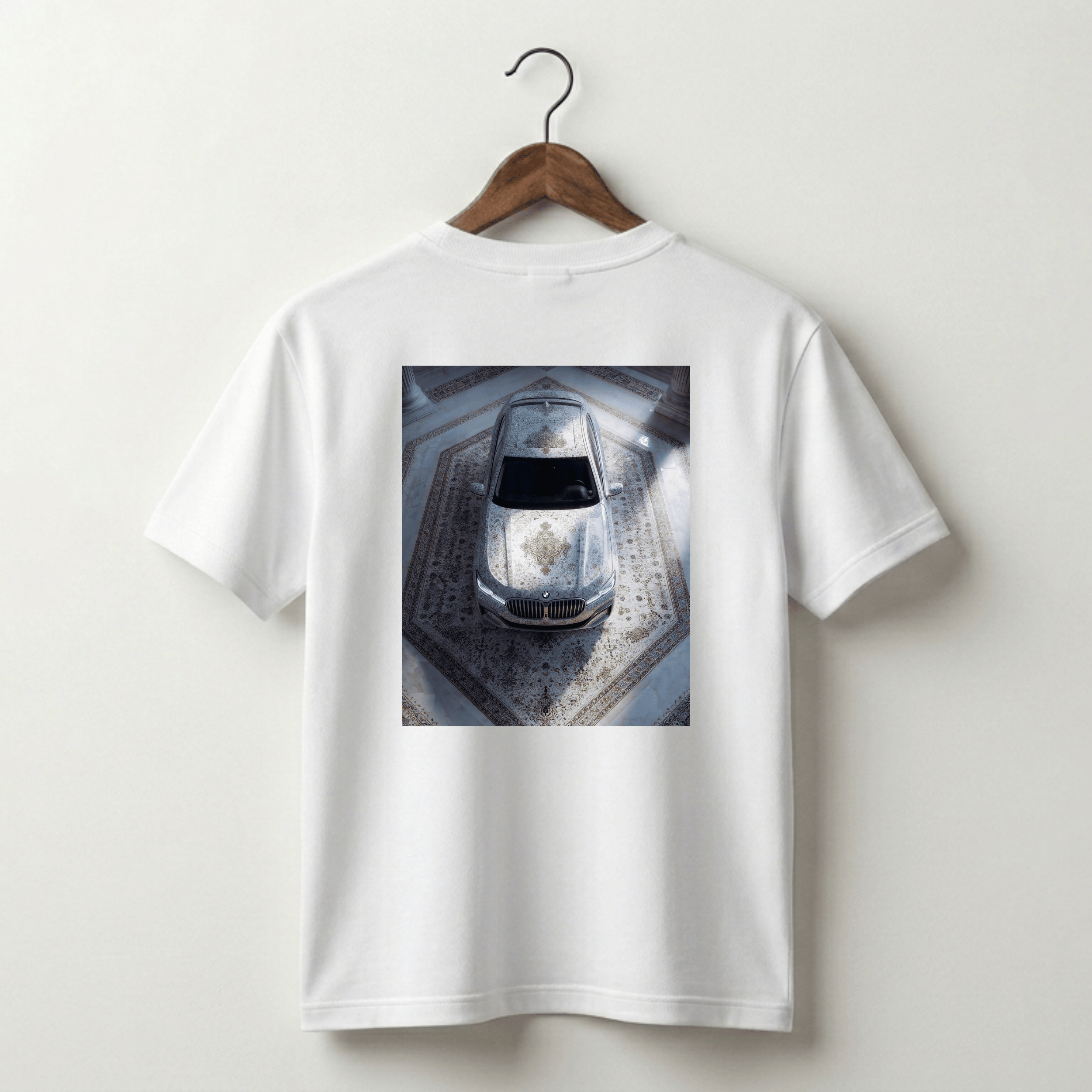 VLVRA BMW Carpet Aerial Oversized T-Shirt – 220 GSM Interlock