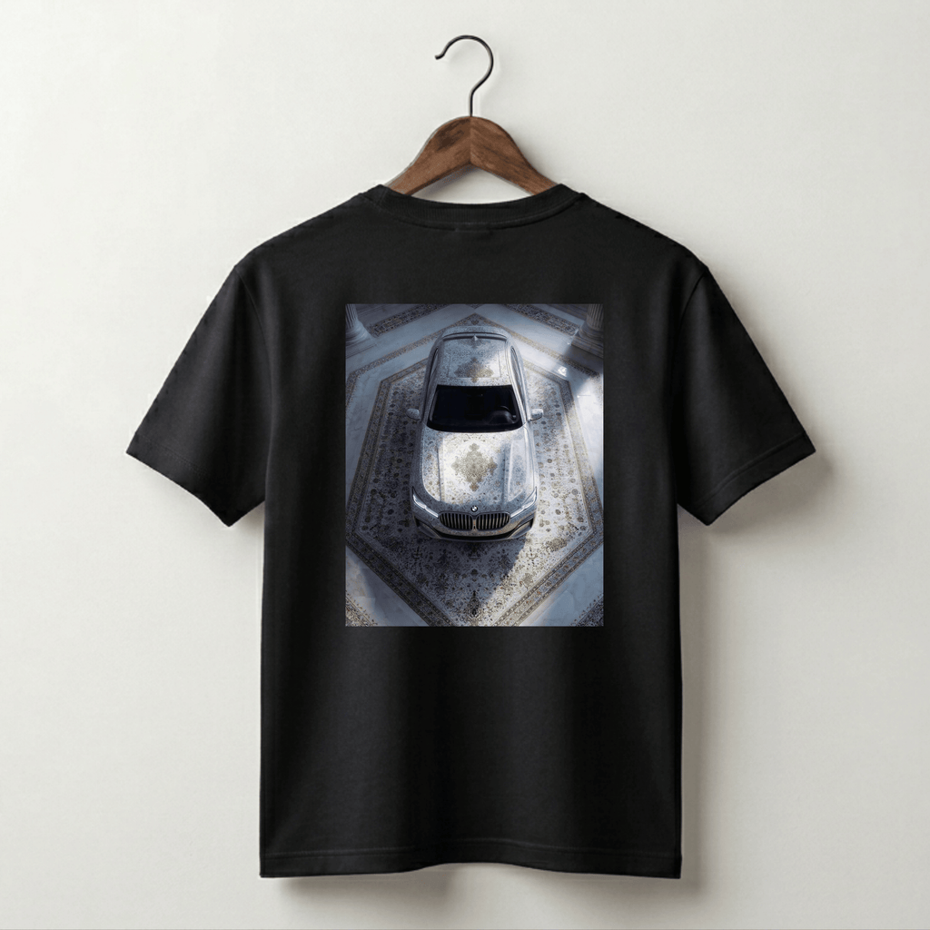 VLVRA BMW Carpet Aerial Oversized T-Shirt – 220 GSM Interlock