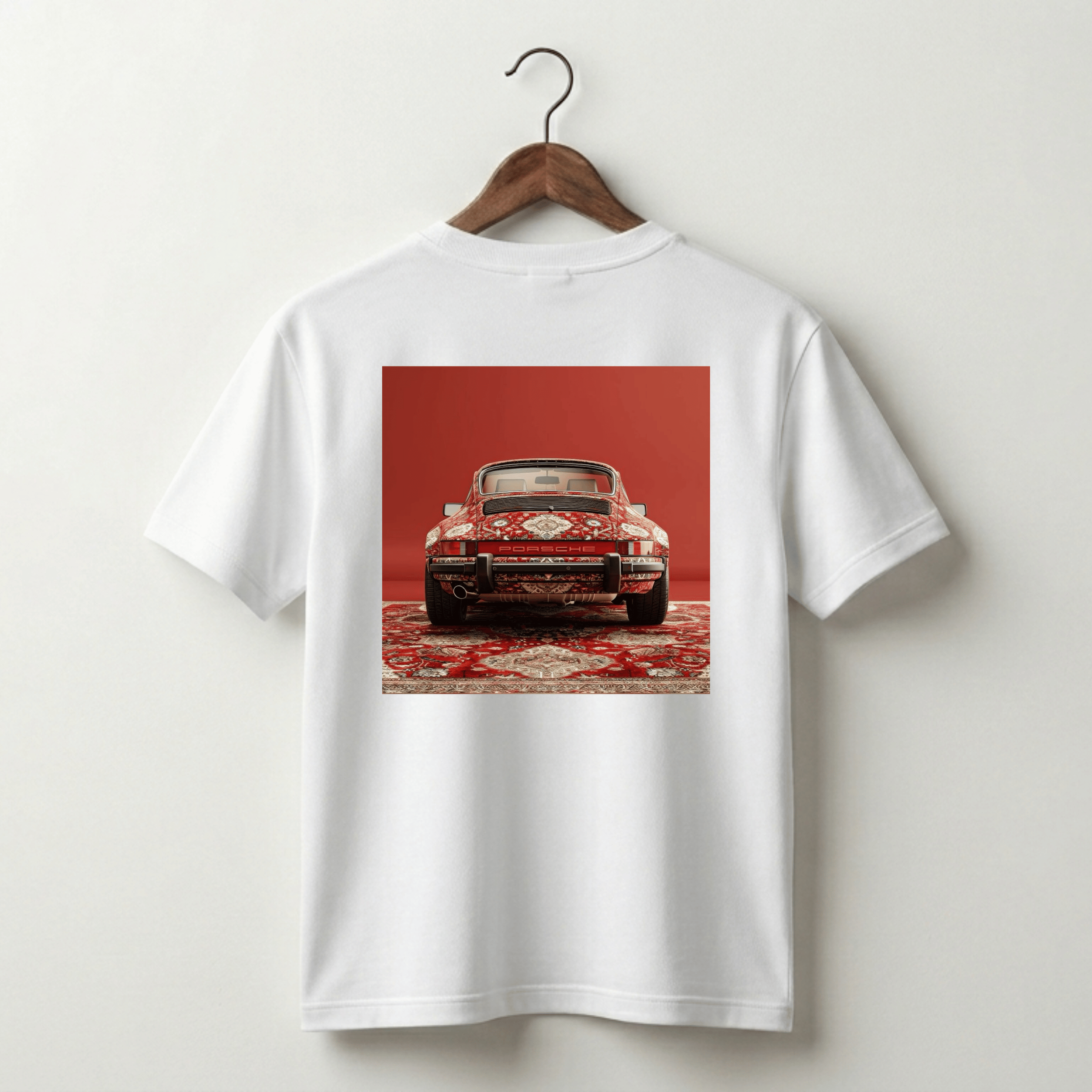 VLVRA Porsche 911 Red Carpet Wrap Oversized T-Shirt