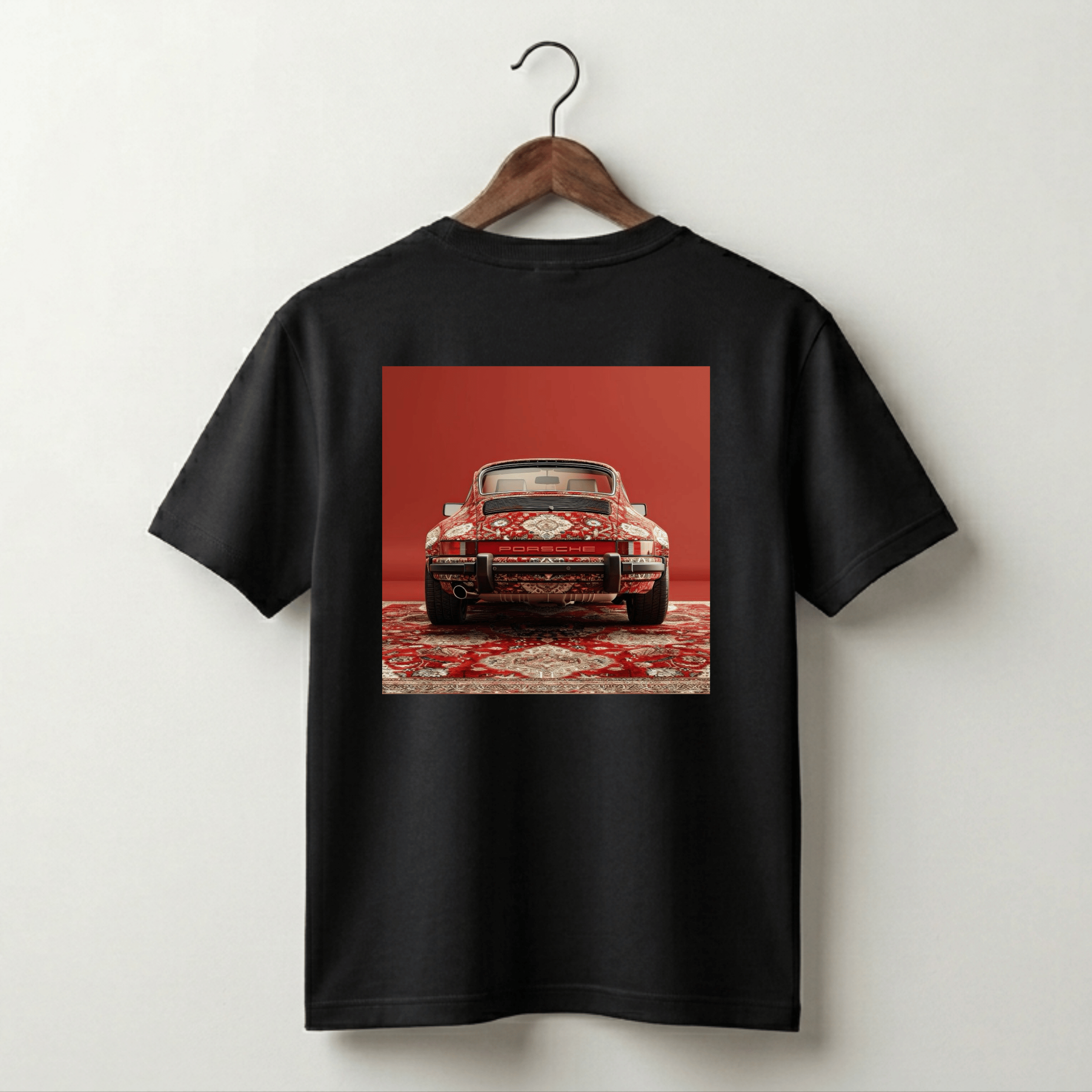 VLVRA Porsche 911 Red Carpet Wrap Oversized T-Shirt