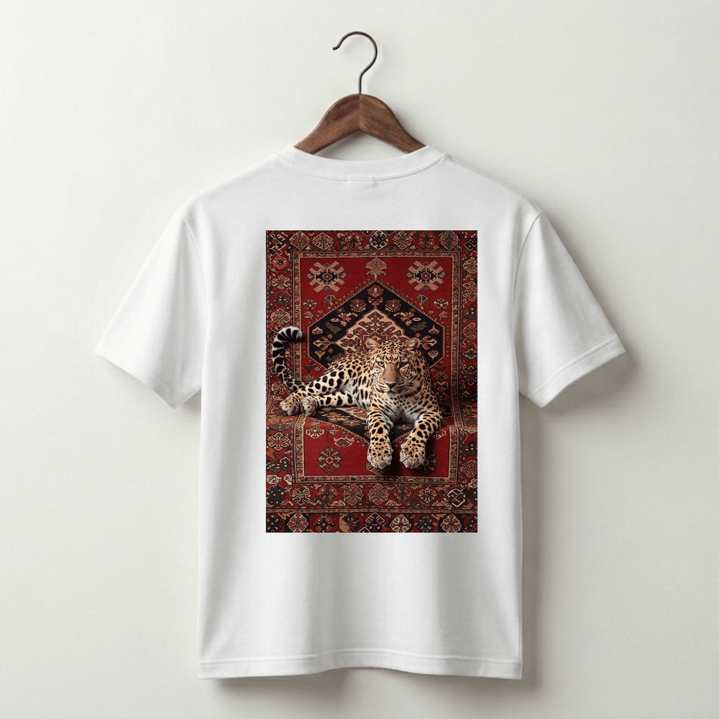 VLVRA Leopard Red Carpet Oversized T-Shirt