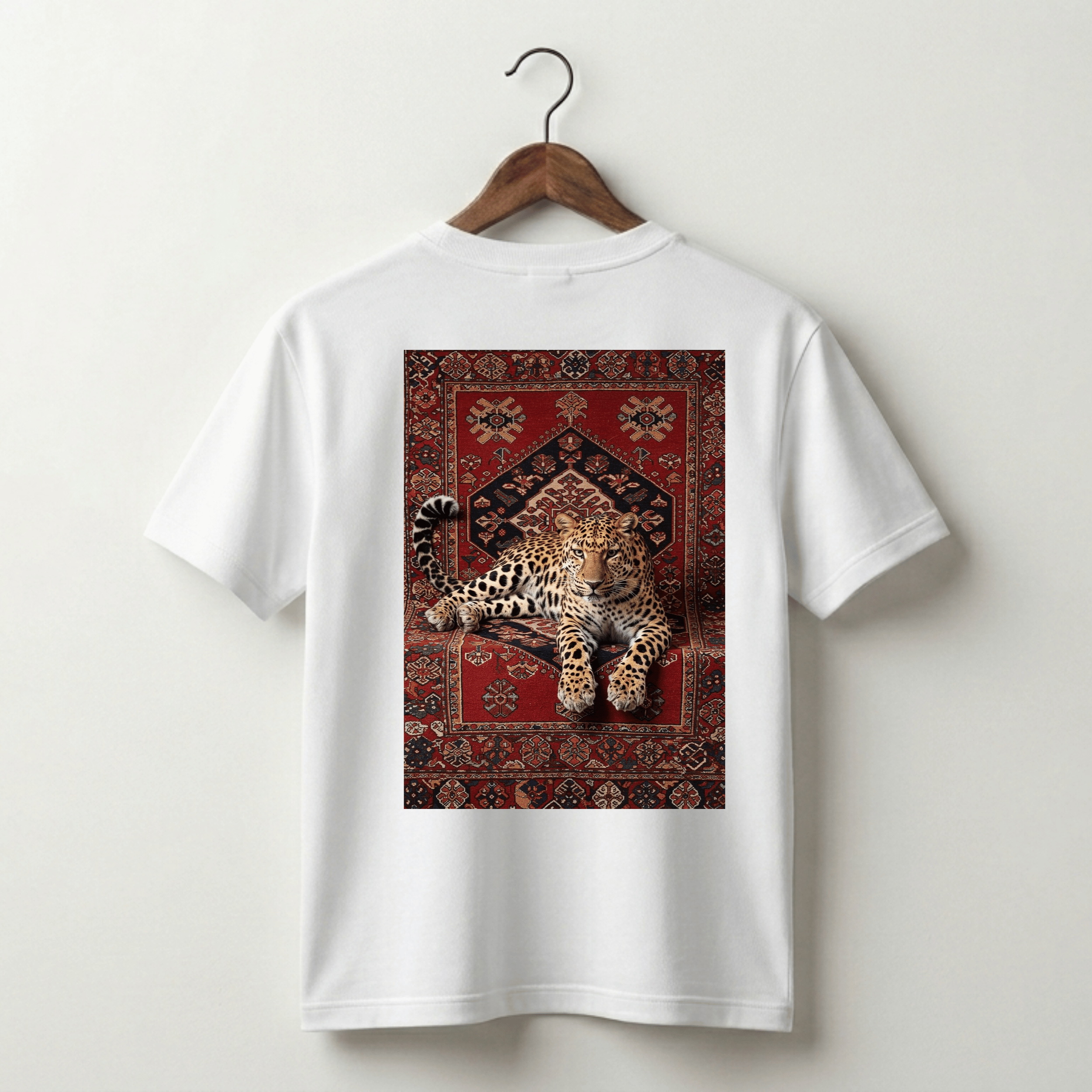VLVRA Leopard Red Carpet Oversized T-Shirt