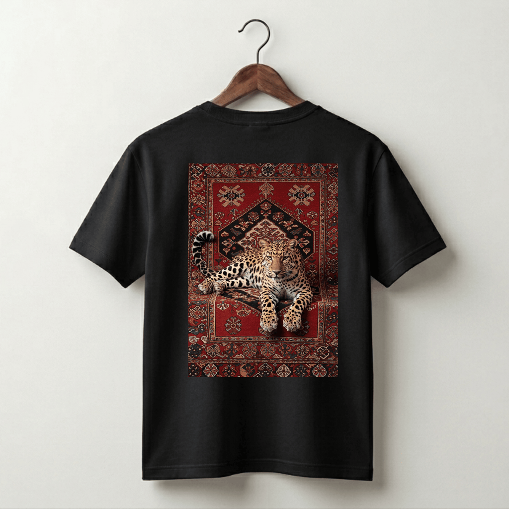 VLVRA Leopard Red Carpet Oversized T-Shirt