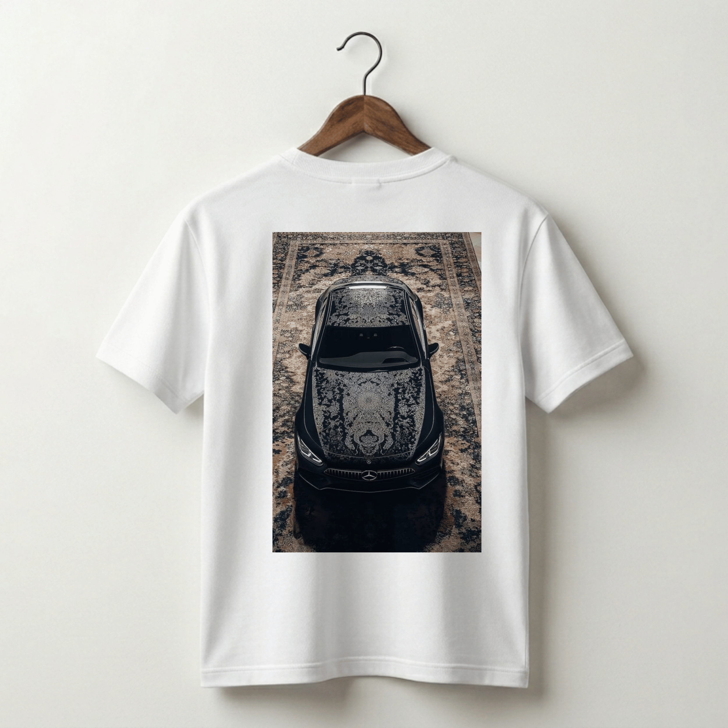 VLVRA Mercedes Carpet Aerial Oversized T-Shirt
