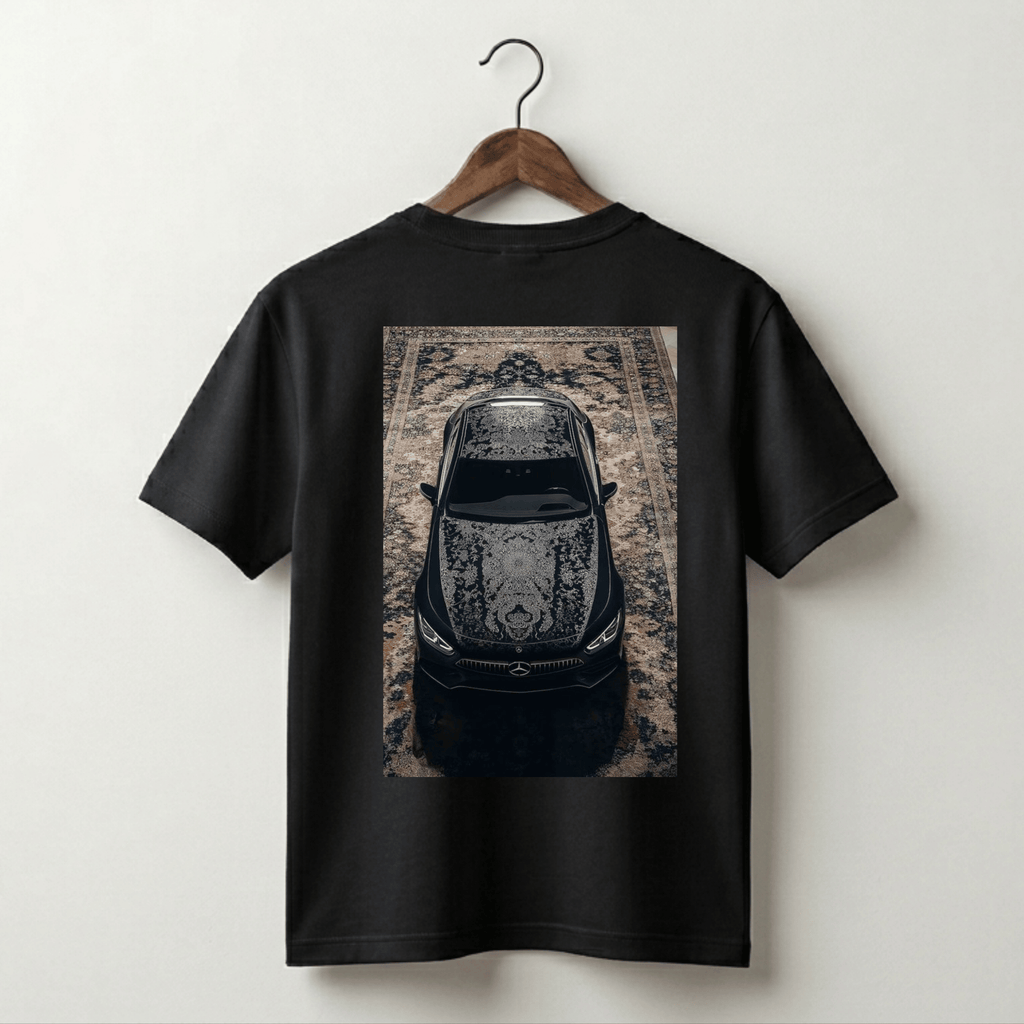VLVRA Mercedes Carpet Aerial Oversized T-Shirt