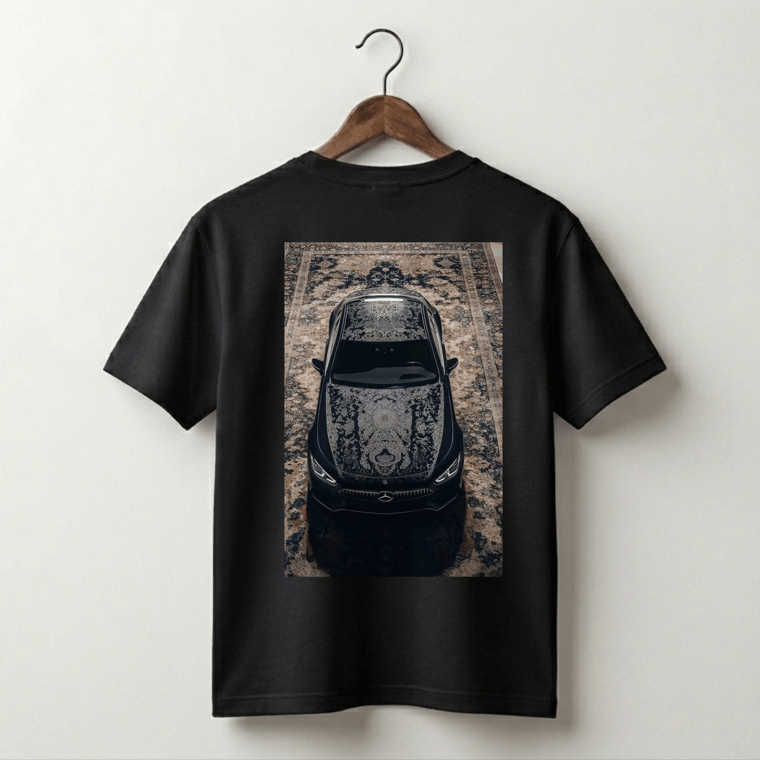VLVRA Mercedes Carpet Aerial Oversized T-Shirt