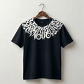 VLVRA Arabic Calligraphy Collar Oversized T-Shirt